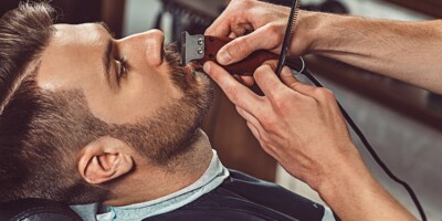 Hipster,Client,Visiting,Barber,Shop