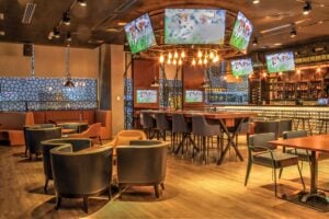 ambient lighting sports bar