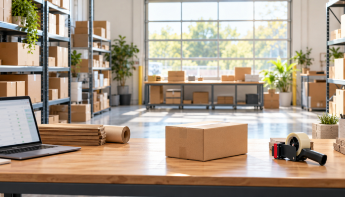 Bright Organized Fulfillment Warehouse